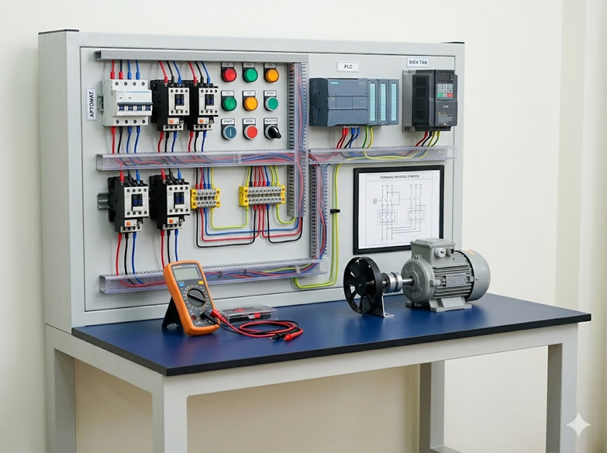Mô hình thực hành điện công nghiệp