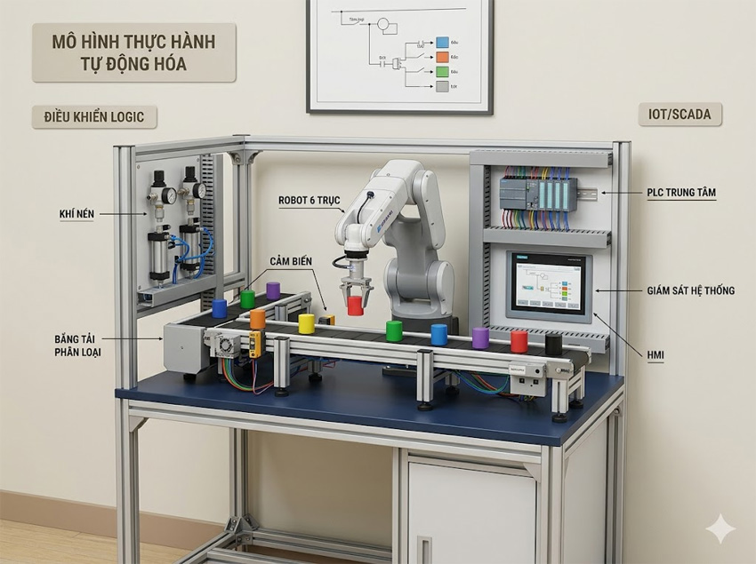 Mô hình thực hành tự động hóa